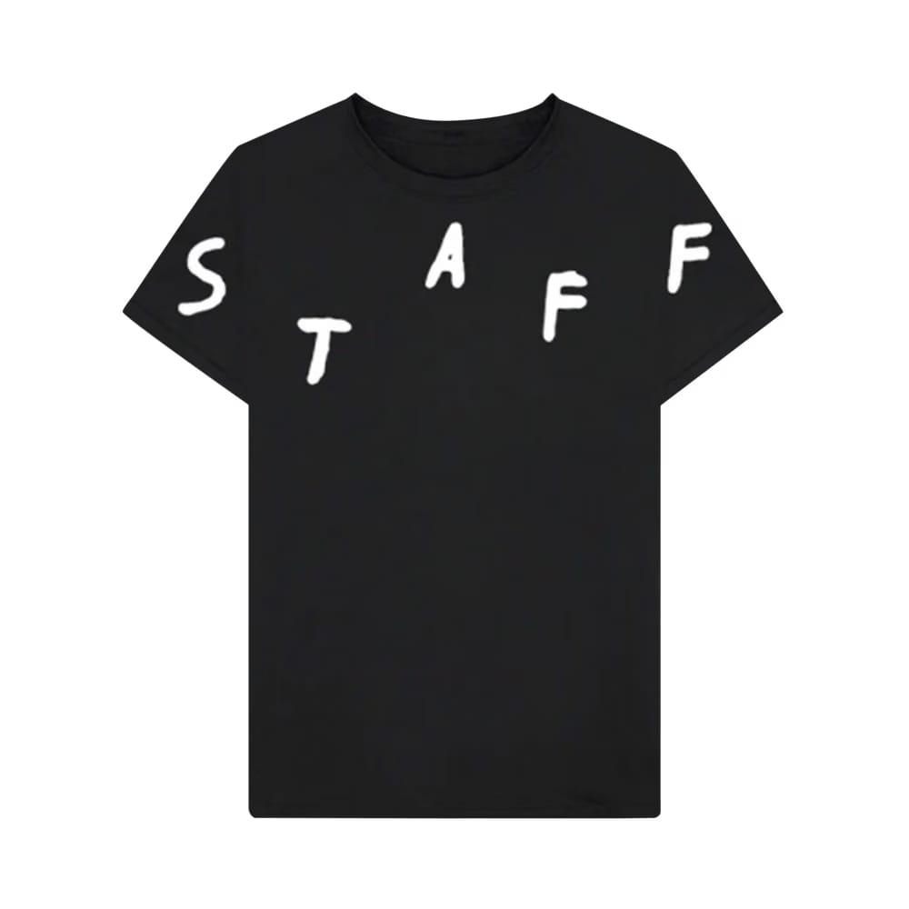 Cactus Jack by Travis Scott Astrofest Staff 2019 T-Shirt Black