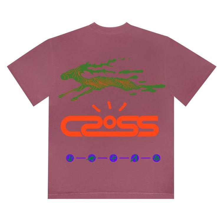 Cactus Jack by Travis Scott Cross Tech T-Shirt II Washed Pink