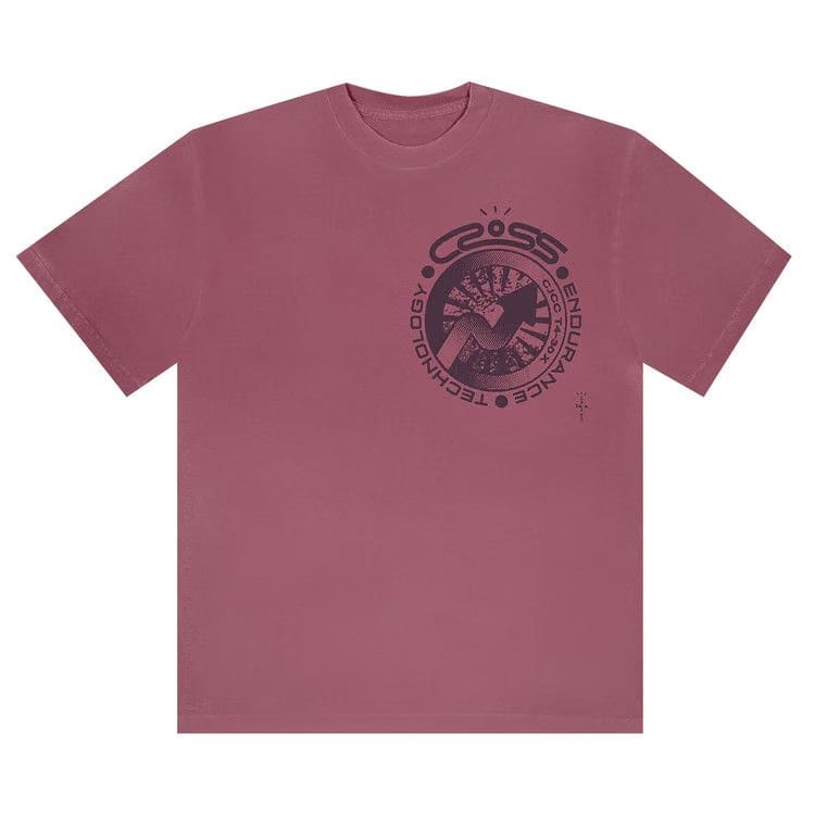 Cactus Jack by Travis Scott Cross Tech T-Shirt II Washed Pink