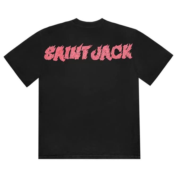 Cactus Jack by Travis Scott Utopia x St Michael T-Shirt 2B Black