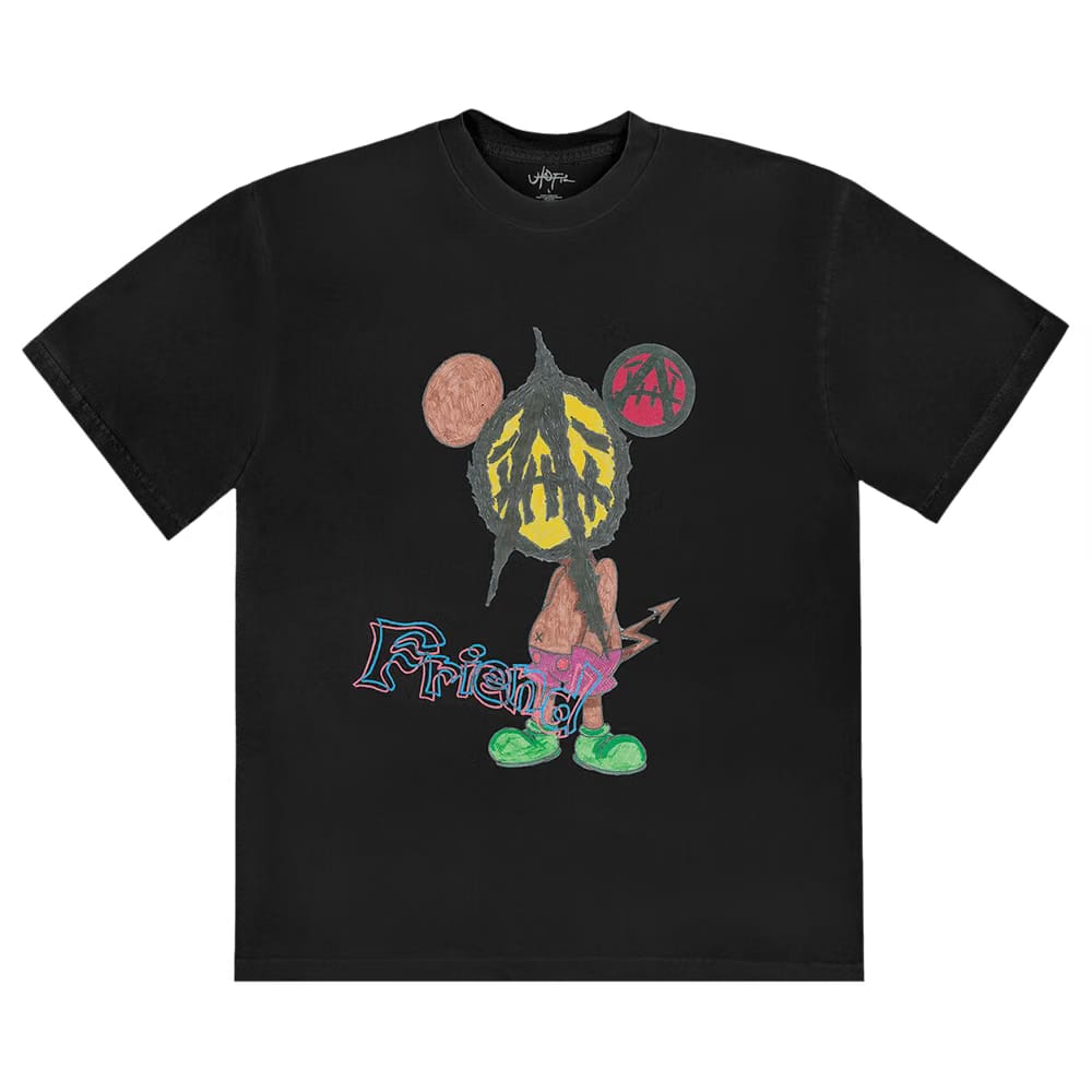 Cactus Jack by Travis Scott Utopia x St Michael T-Shirt 2B Black