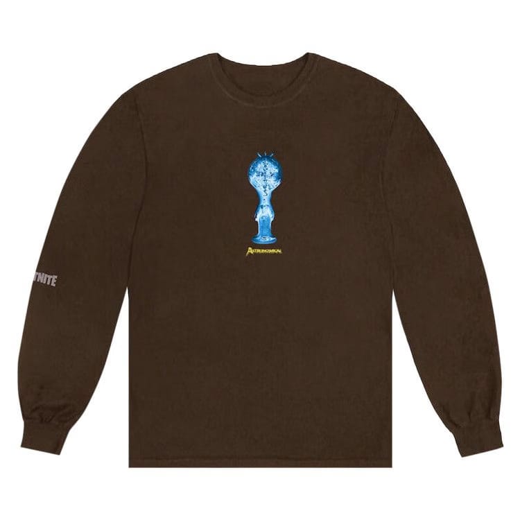 Cactus Jack by Travis Scott T-3500 Beam Long-Sleeve T-Shirt Brown
