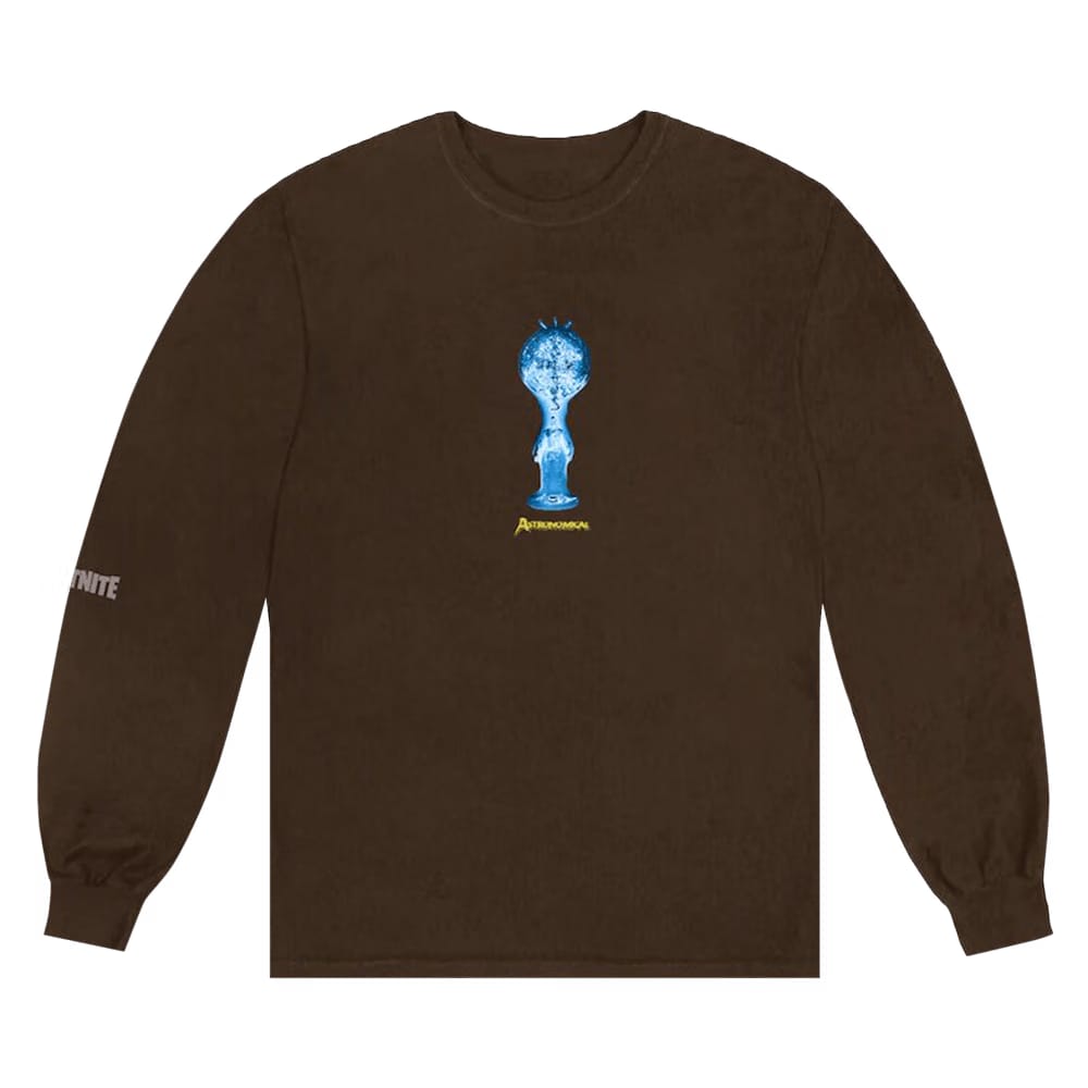 Cactus Jack by Travis Scott T-3500 Beam Long-Sleeve T-Shirt Brown