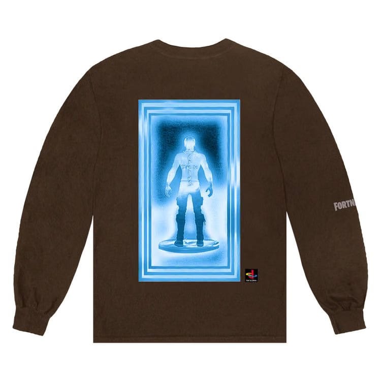 Cactus Jack by Travis Scott T-3500 Beam Long-Sleeve T-Shirt Brown