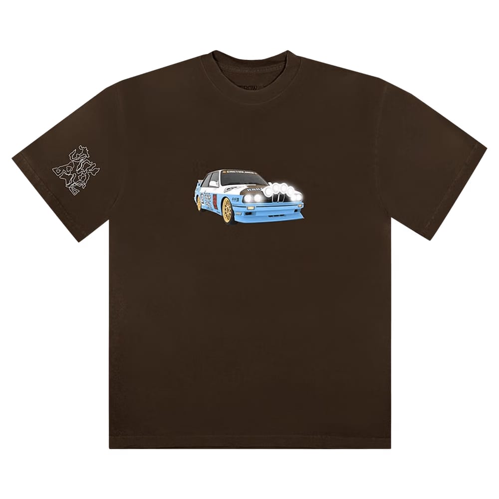 Cactus Jack by Travis Scott JACKBOYS Vehicle T-Shirt V Brown