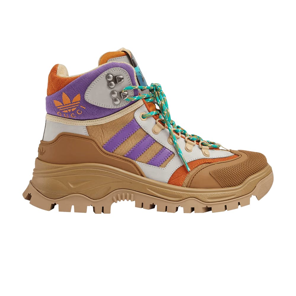 Adidas x Gucci Wmns Lace Up Boot 'Brown Purple'