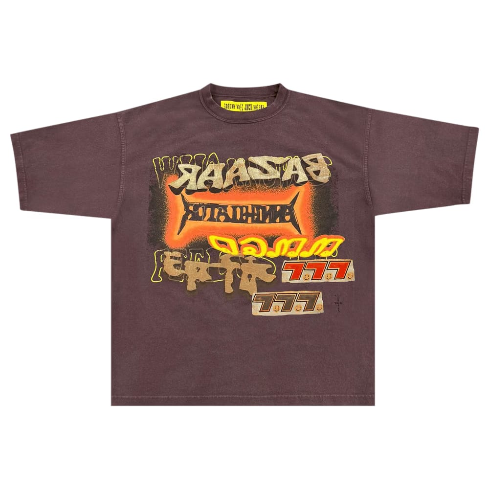 Cactus Jack by Travis Scott x Cactus Plant Flea Market Bazaar T-Shirt Maroon