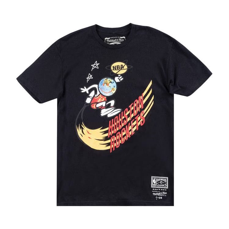 Cactus Jack by Travis Scott x BR x Mitchell & Ness Rockets T-Shirt Black