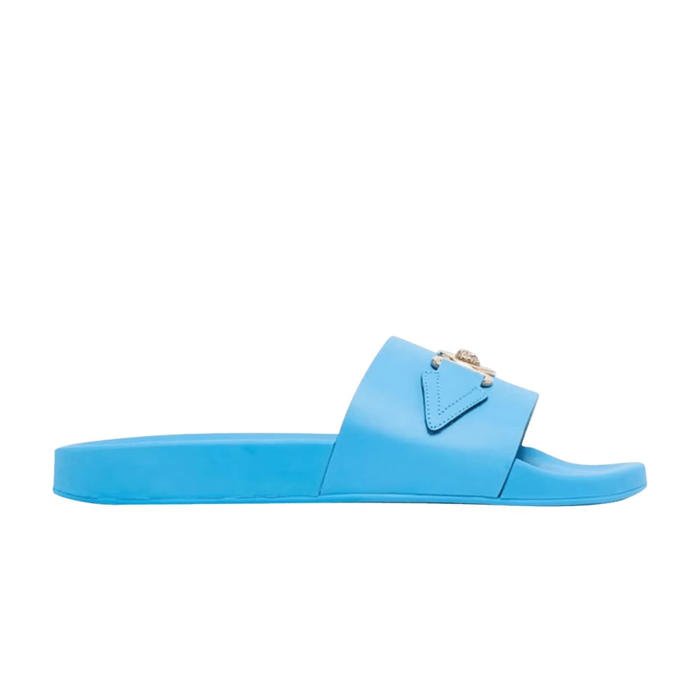 Versace Medusa Biggie Slide Blue