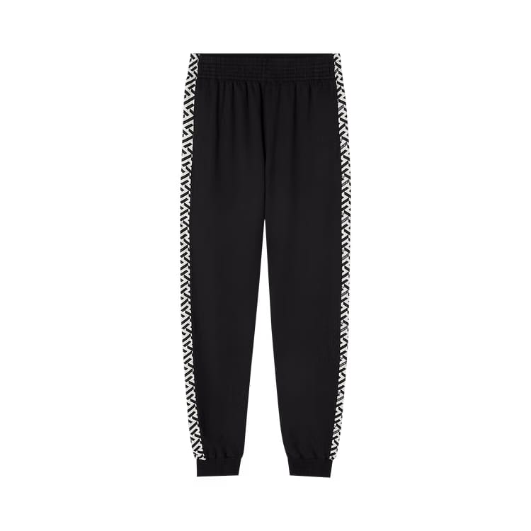 Versace Greca Signature Accent Gym Sweatpants Black/White