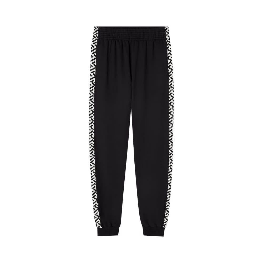 Versace Greca Signature Accent Gym Sweatpants Black/White