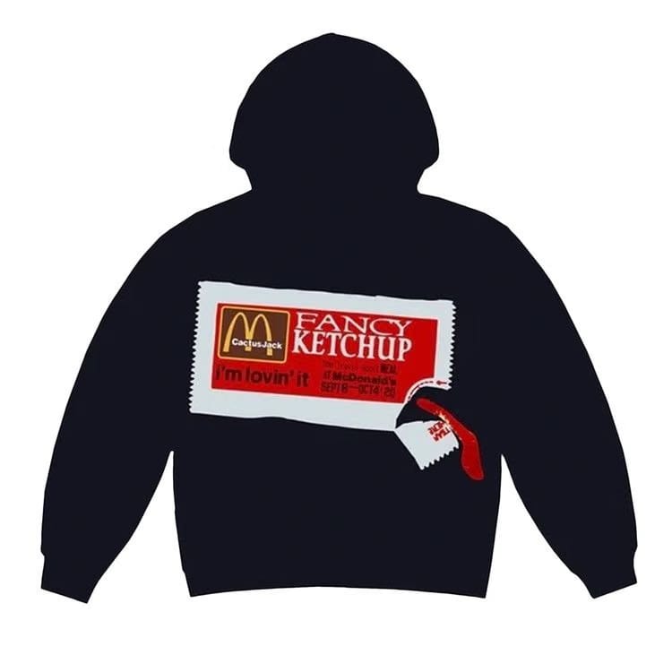 Cactus Jack by Travis Scott x Cactus Plant Flea Market Ketchup Hoodie Black