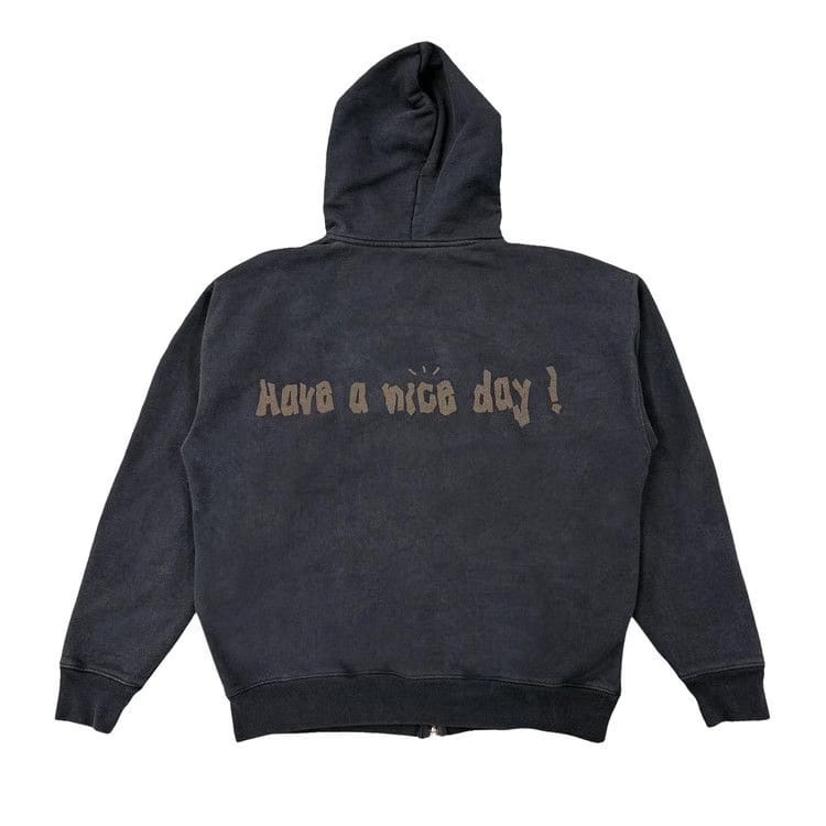 Cactus Jack by Travis Scott x WWE Mankind Zip Hoodie Black