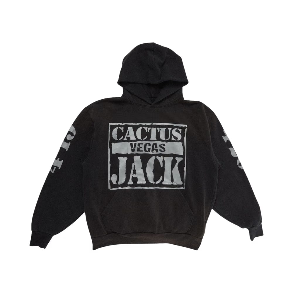 Cactus Jack by Travis Scott x WWE WrestleMania Pullover Hoodie Black