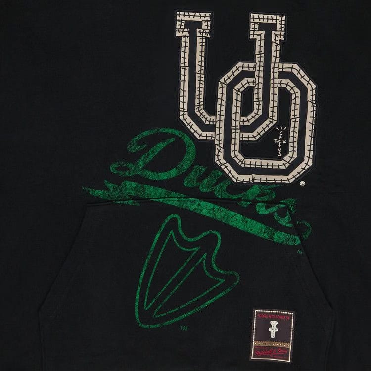 Cactus Jack by Travis Scott x Mitchell & Ness University Of Oregon Hoodie Black