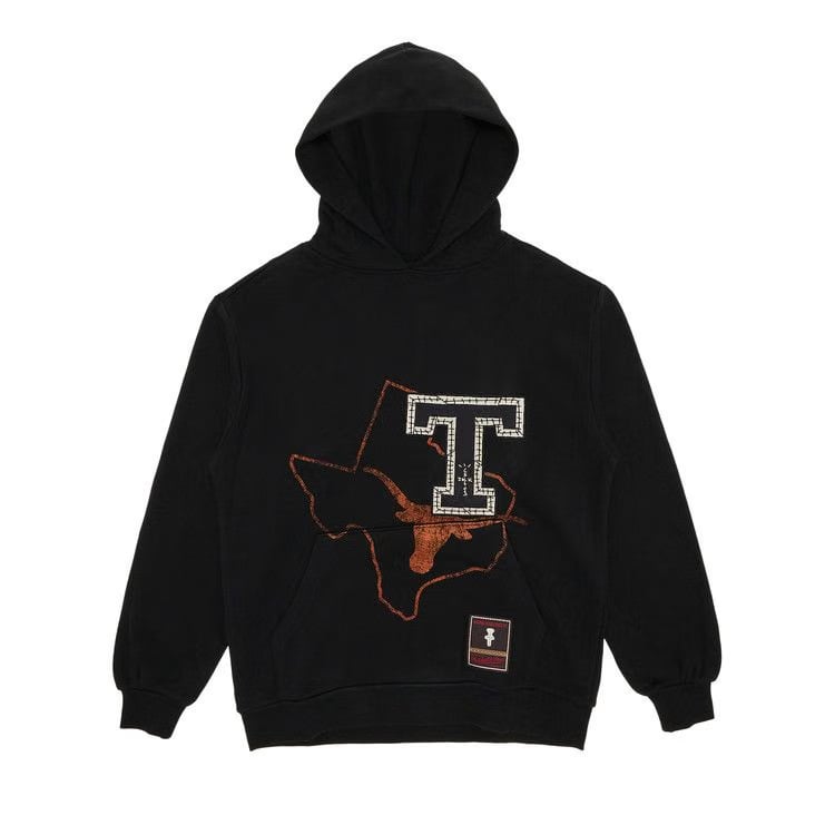 Cactus Jack by Travis Scott x Mitchell & Ness University Of Texas Hoodie Black
