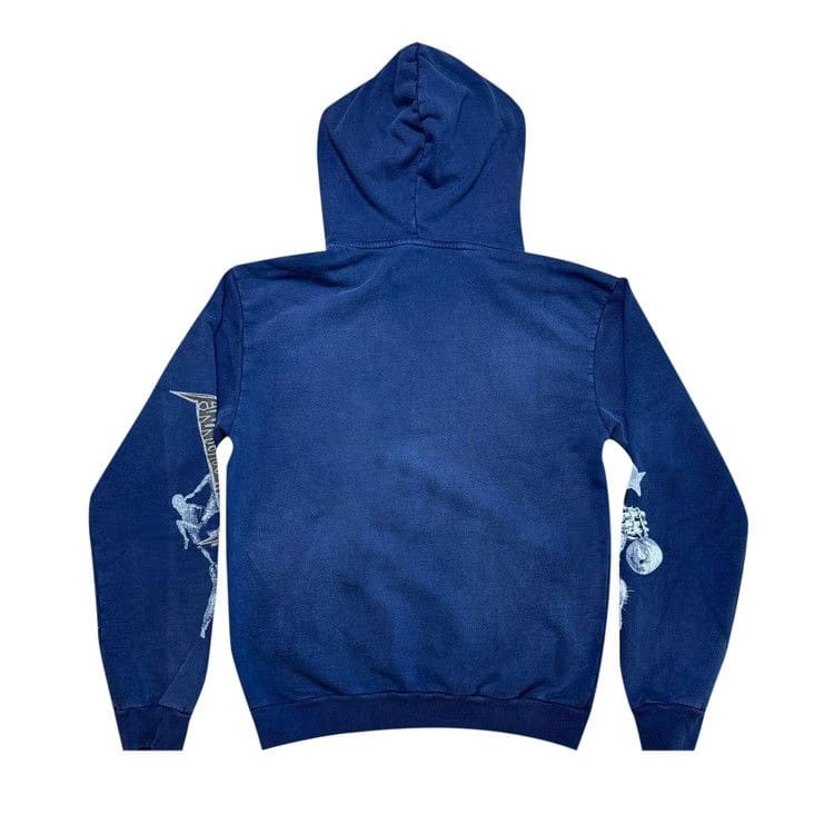 Cactus Jack by Travis Scott Met Life Hoodie I Washed Blue