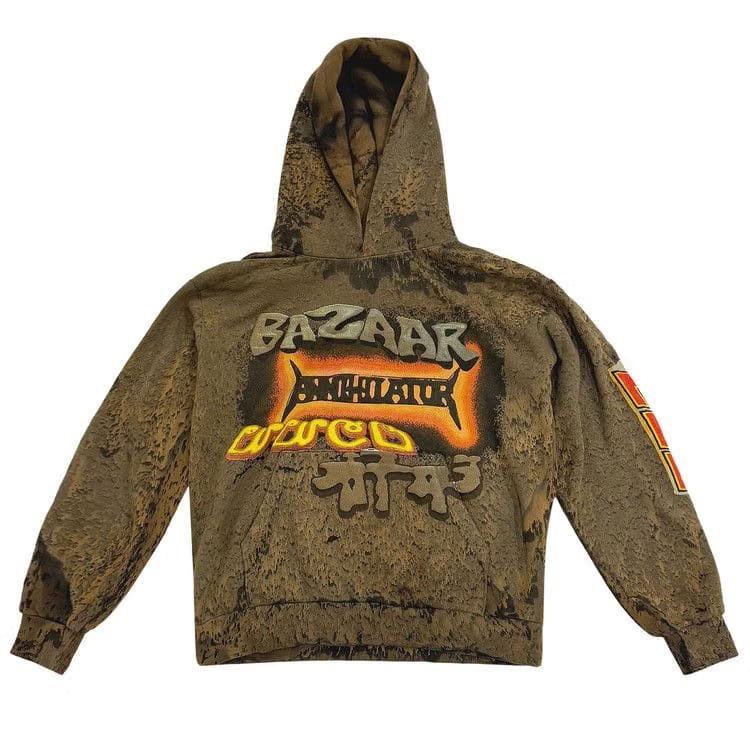 Cactus Jack by Travis Scott x Cactus Plant Flea Market Bazaar Hoodie Tan