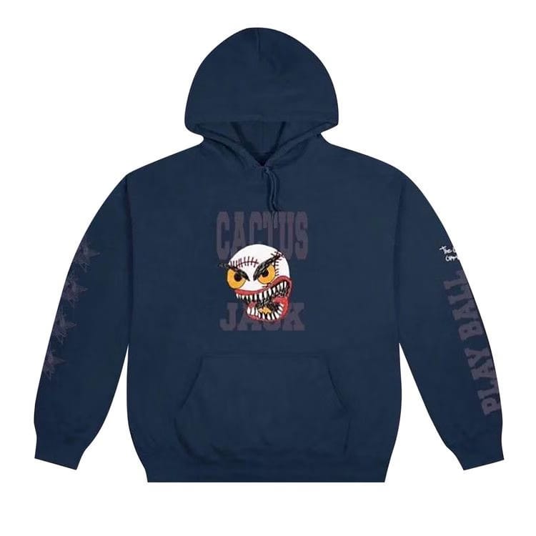 Cactus Jack by Travis Scott Play Ball Hoodie Black