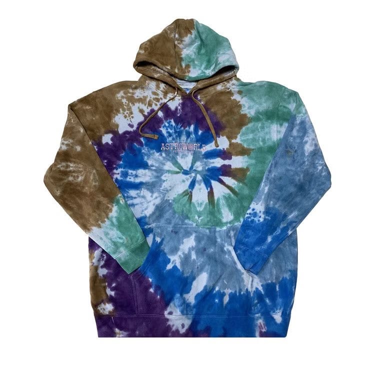 Cactus Jack by Travis Scott Astroworld Festival Run Hoodie Tie-Dye