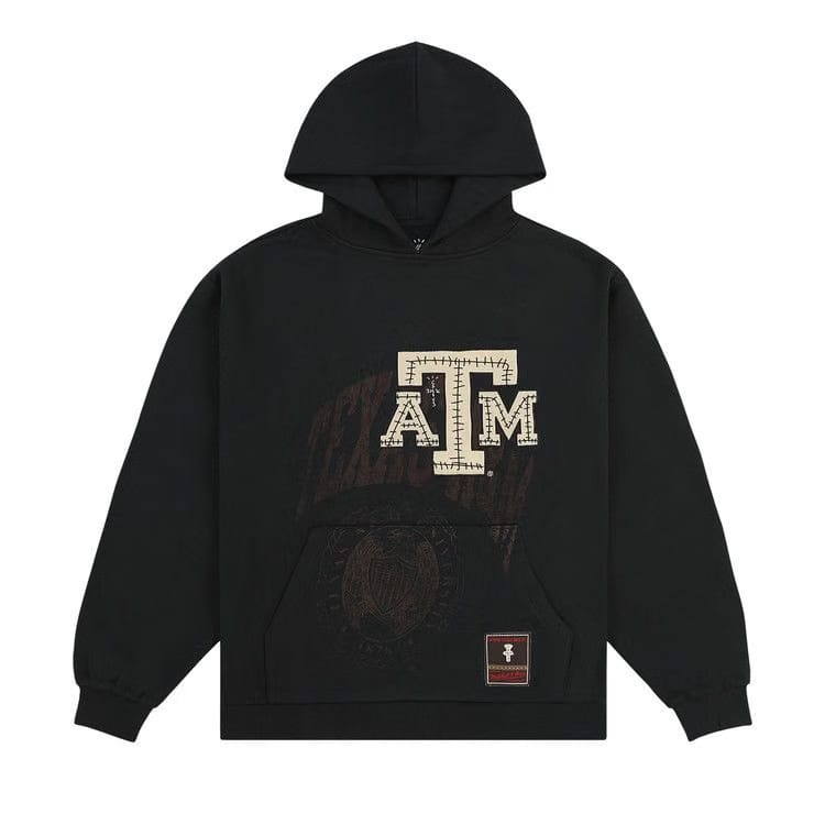 Cactus Jack by Travis Scott x Mitchell & Ness Texas A&M University Hoodie Black
