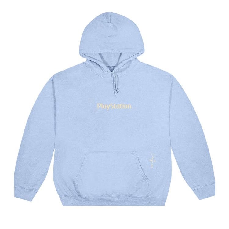 Cactus Jack by Travis Scott Motherboard Hoodie I Light Blue