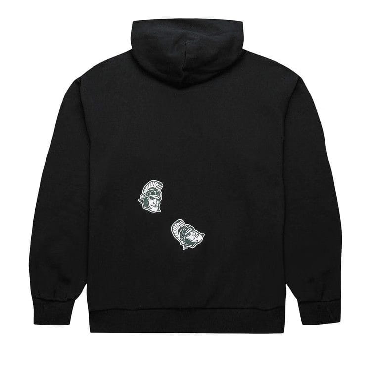Cactus Jack by Travis Scott x Mitchell & Ness Michigan State University Hoodie Black