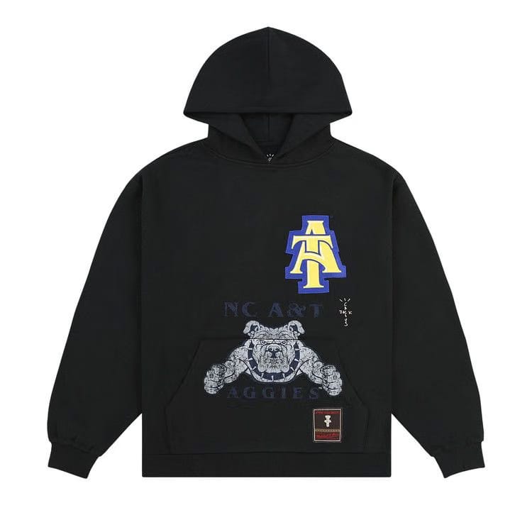 Cactus Jack by Travis Scott x Mitchell & Ness North Carolina A&T University Hoodie Black