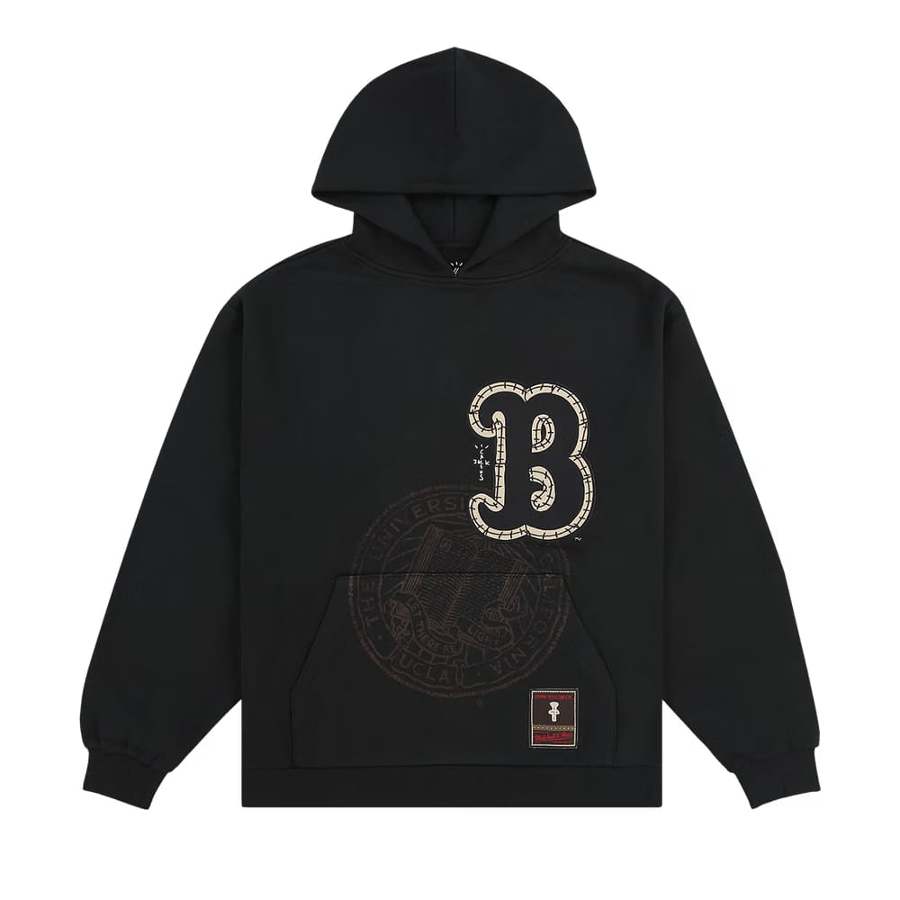 Cactus Jack by Travis Scott x Mitchell & Ness University Of California, Los Angeles Hoodie Black