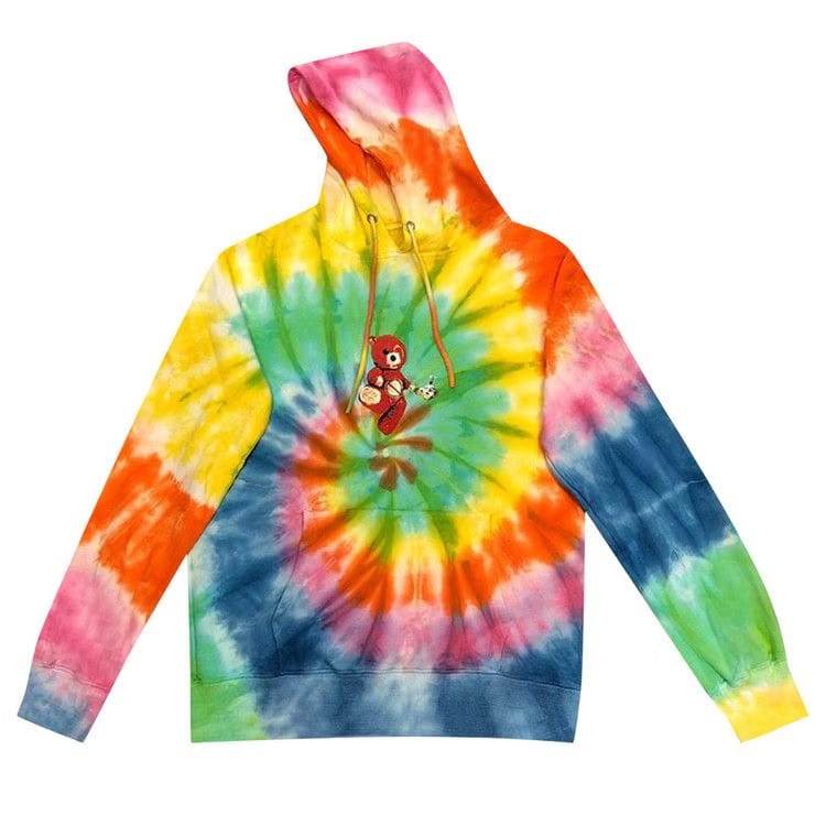 Cactus Jack by Travis Scott Astroworld Tour Skipping Bear Hoodie Tie-Dye