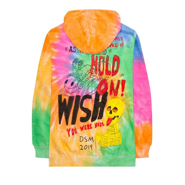 Cactus Jack by Travis Scott Astroworld x DSM Down To Earth Hoodie Tie-Dye