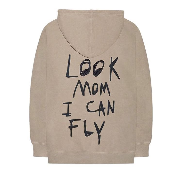 Cactus Jack by Travis Scott Astroworld Look Mom I Can Fly Hoodie Tan