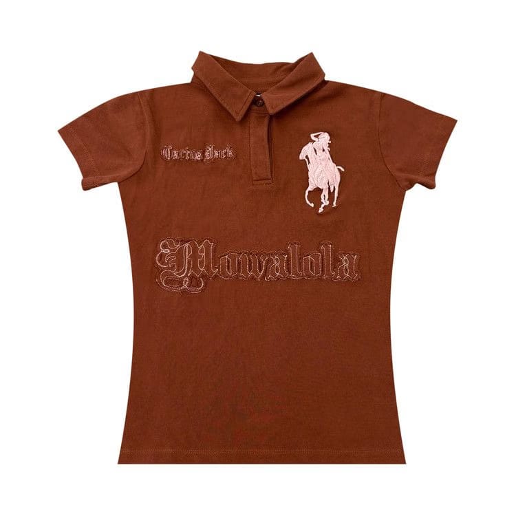 Cactus Jack by Travis Scott x MOWALOLA Houston Polo Brown