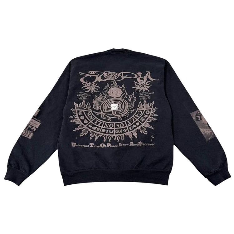 Cactus Jack by Travis Scott x Online Ceramics Utopia Crewneck Black