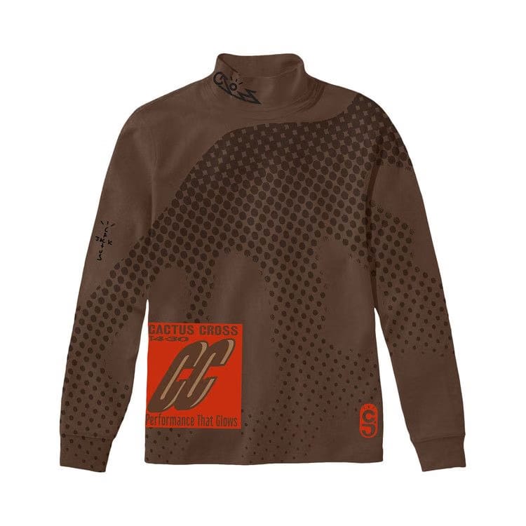 Cactus Jack by Travis Scott CC Sport Mock Neck Brown