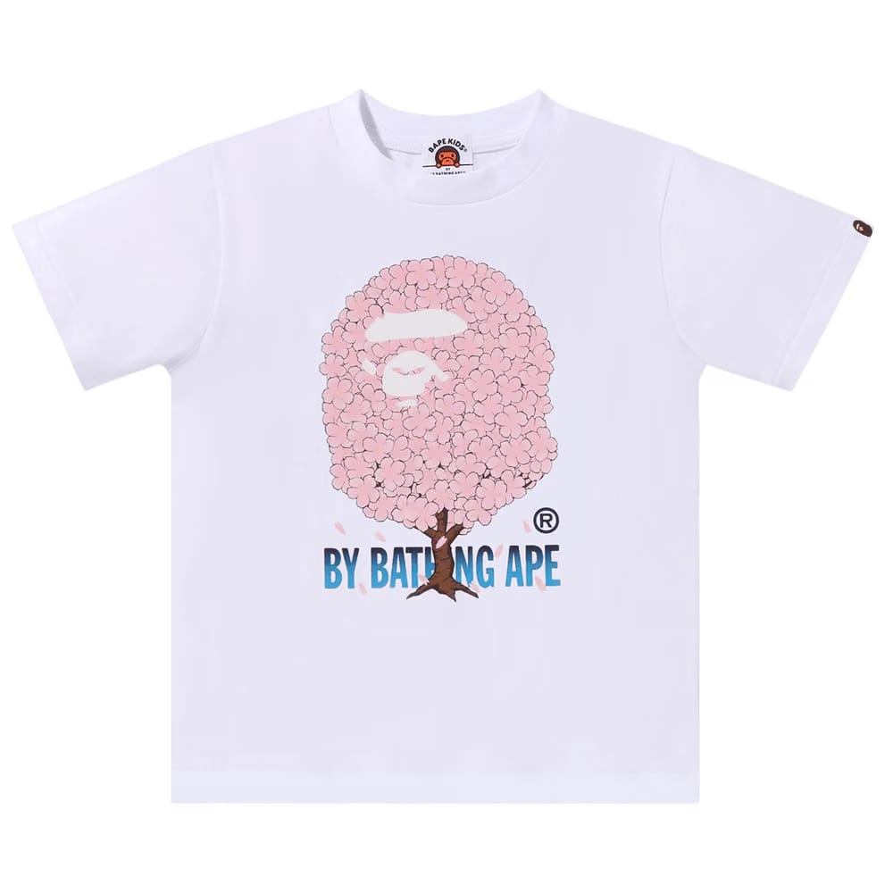 BAPE Kids Sakura By Bathing Ape T-Shirt White