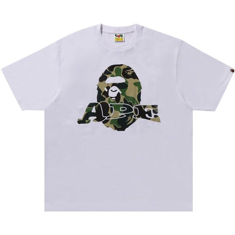 BAPE ABC Camo Ape Head Relaxed Fit T-Shirt White