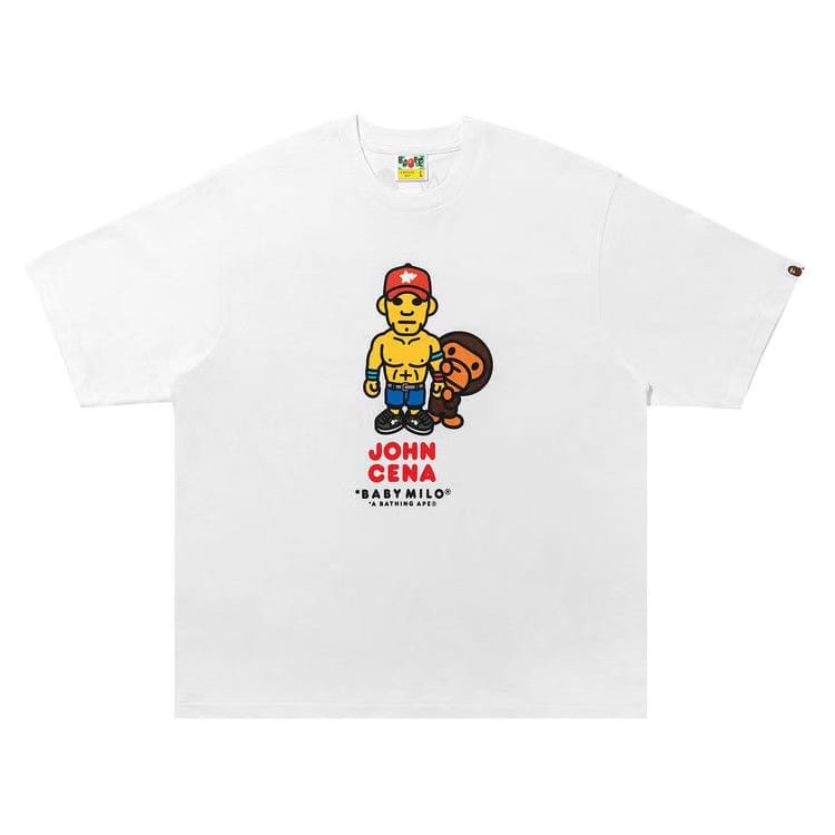 BAPE x WWE John Cena Baby Milo Relaxed Fit T-Shirt White
