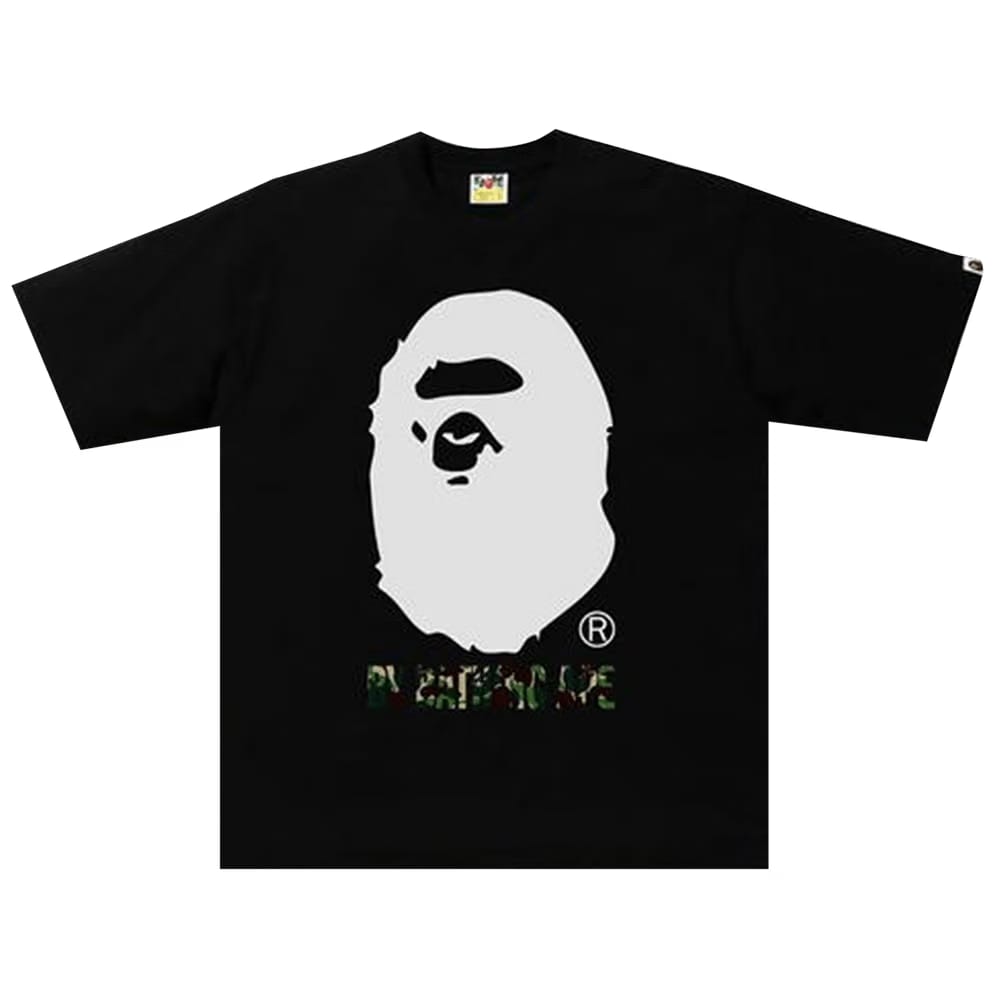 BAPE ABC Camo RLX T-Shirt Black/Green