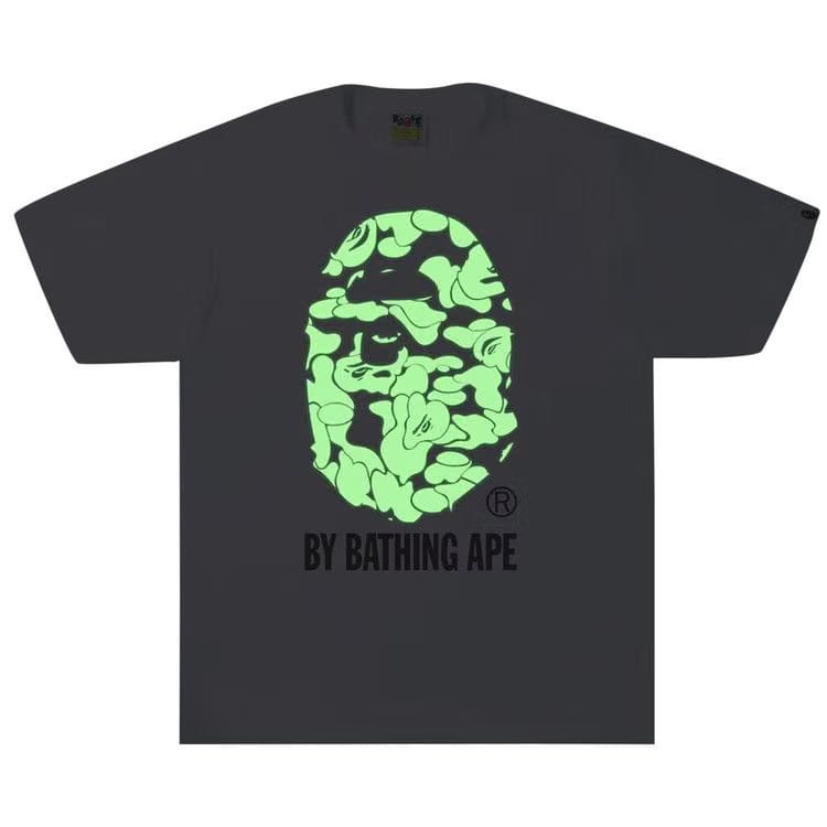 BAPE Text Code Camo By Bathing Ape T-Shirt White
