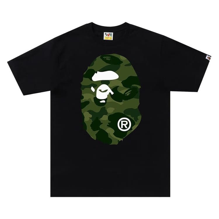 BAPE Color Camo Big Ape Head T-Shirt Black/Green