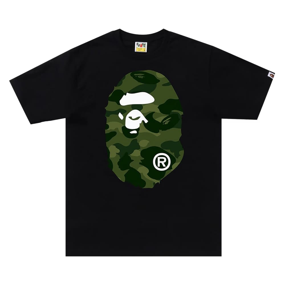 BAPE Color Camo Big Ape Head T-Shirt Black/Green