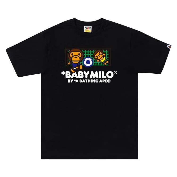 BAPE Baby Milo Soccer T-Shirt Black