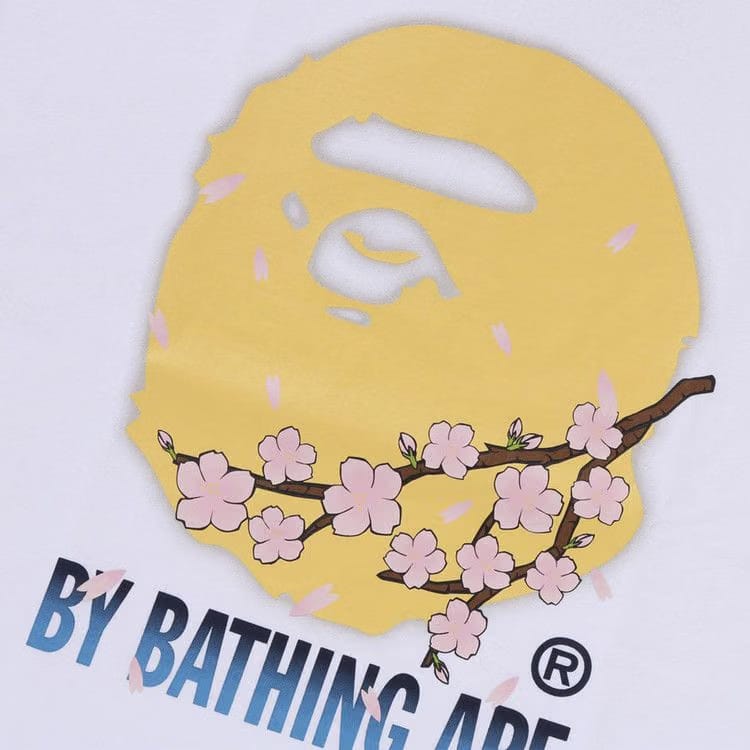BAPE Sakura By Bathing Ape T-Shirt #2 White