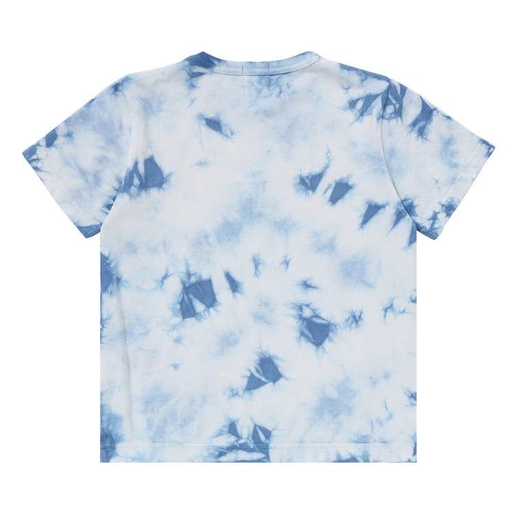 BAPE Kids Shark Tie Dye T-Shirt Blue