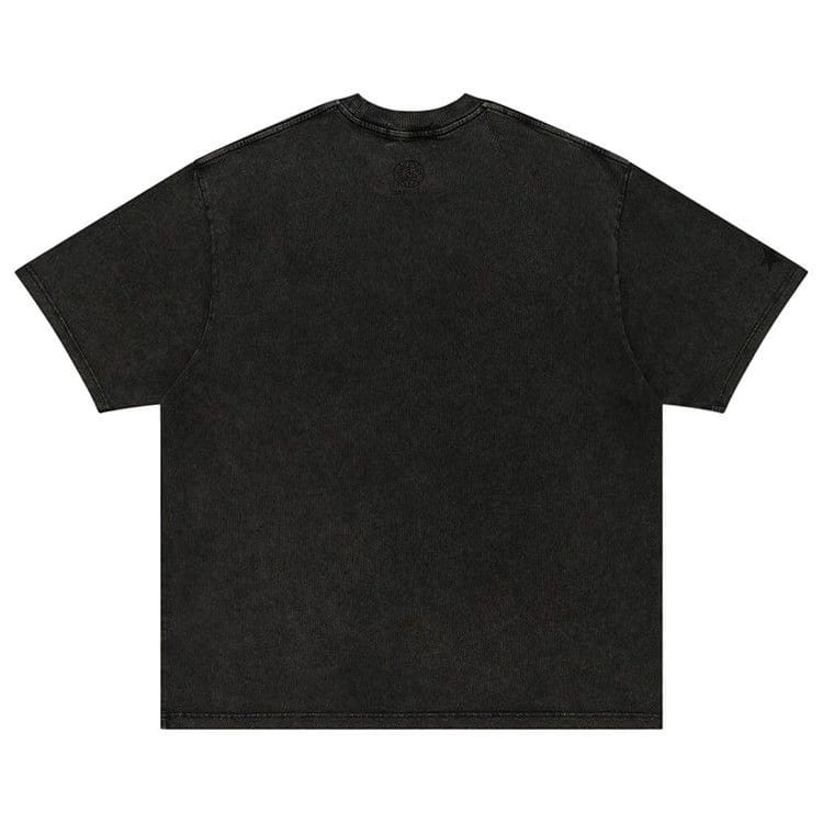 BAPE x KidSuper Garment Dye College Logo T-Shirt Black