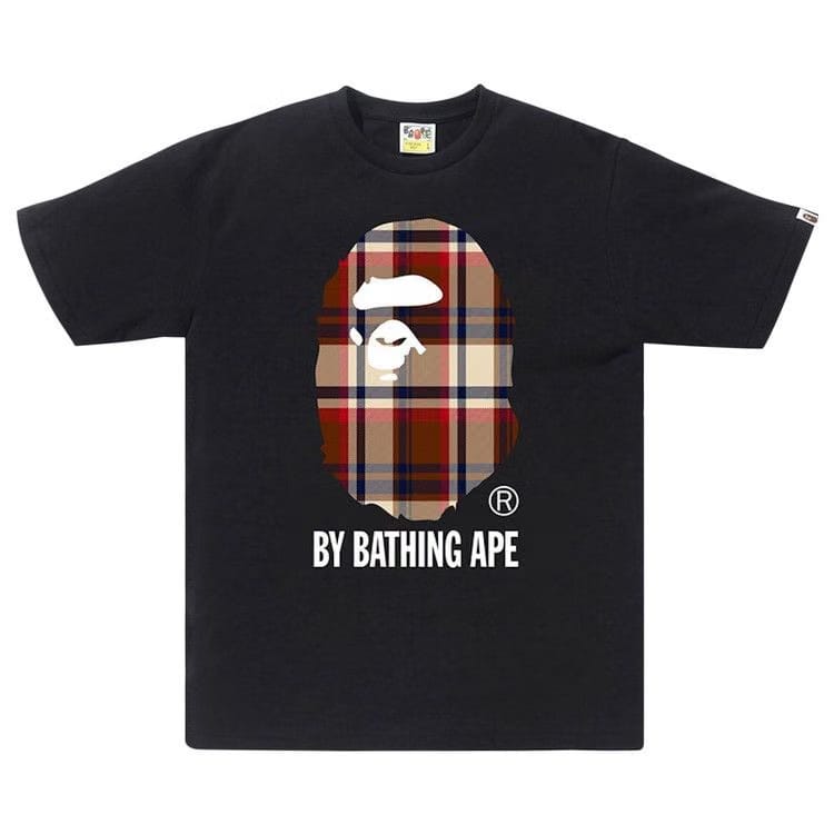 BAPE Check By Bathing Ape T-Shirt Black/Red