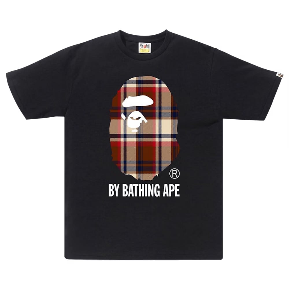 BAPE Check By Bathing Ape T-Shirt Black/Red