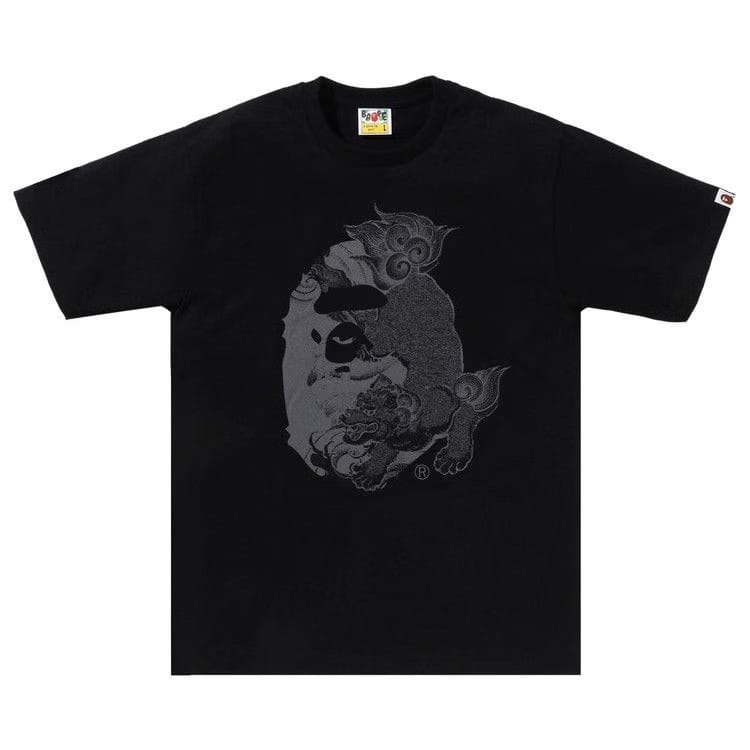 BAPE Japanese Tattoo Big Ape Head T-Shirt Black