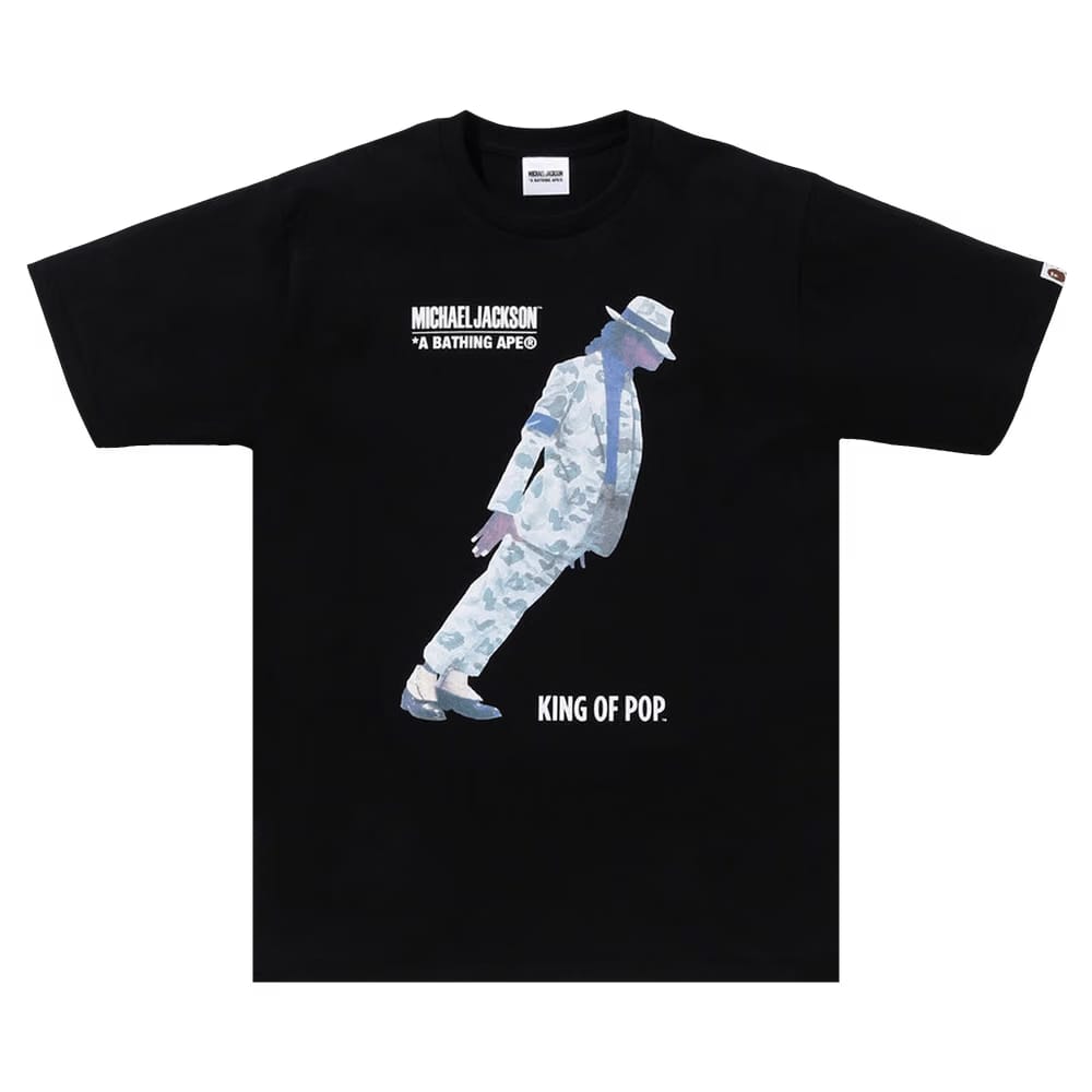 BAPE x Michael Jackson T-Shirt Black